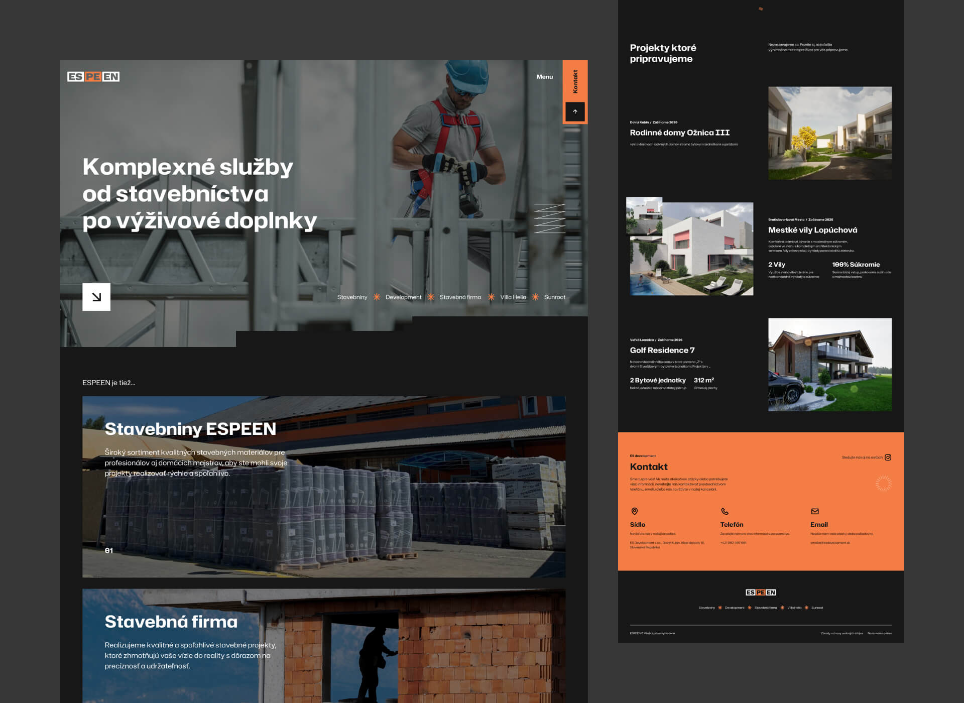 Redizajn identity a holdingový web ESPEEN