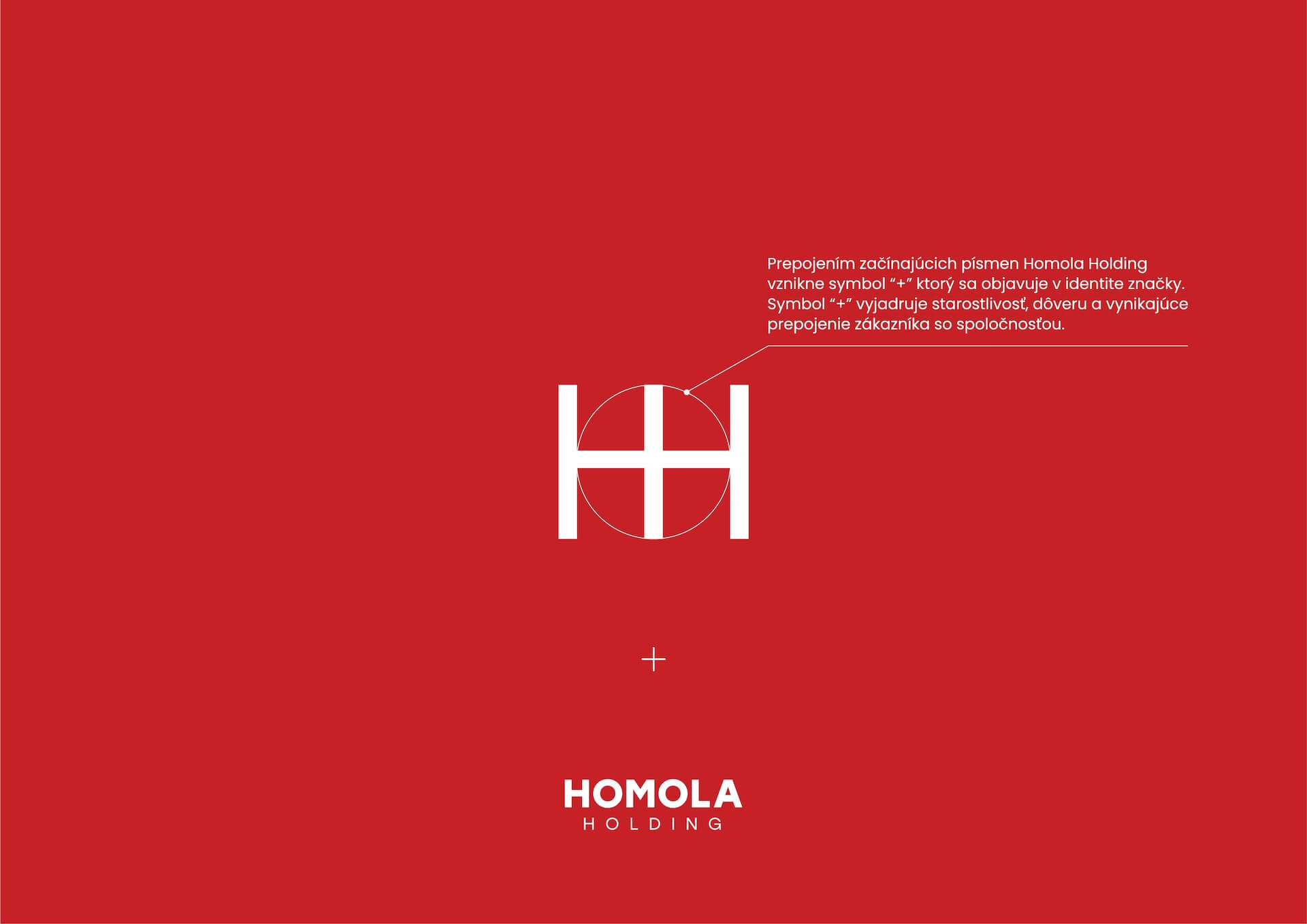 HOMOLA HOLDING – logo a význam symbolu +