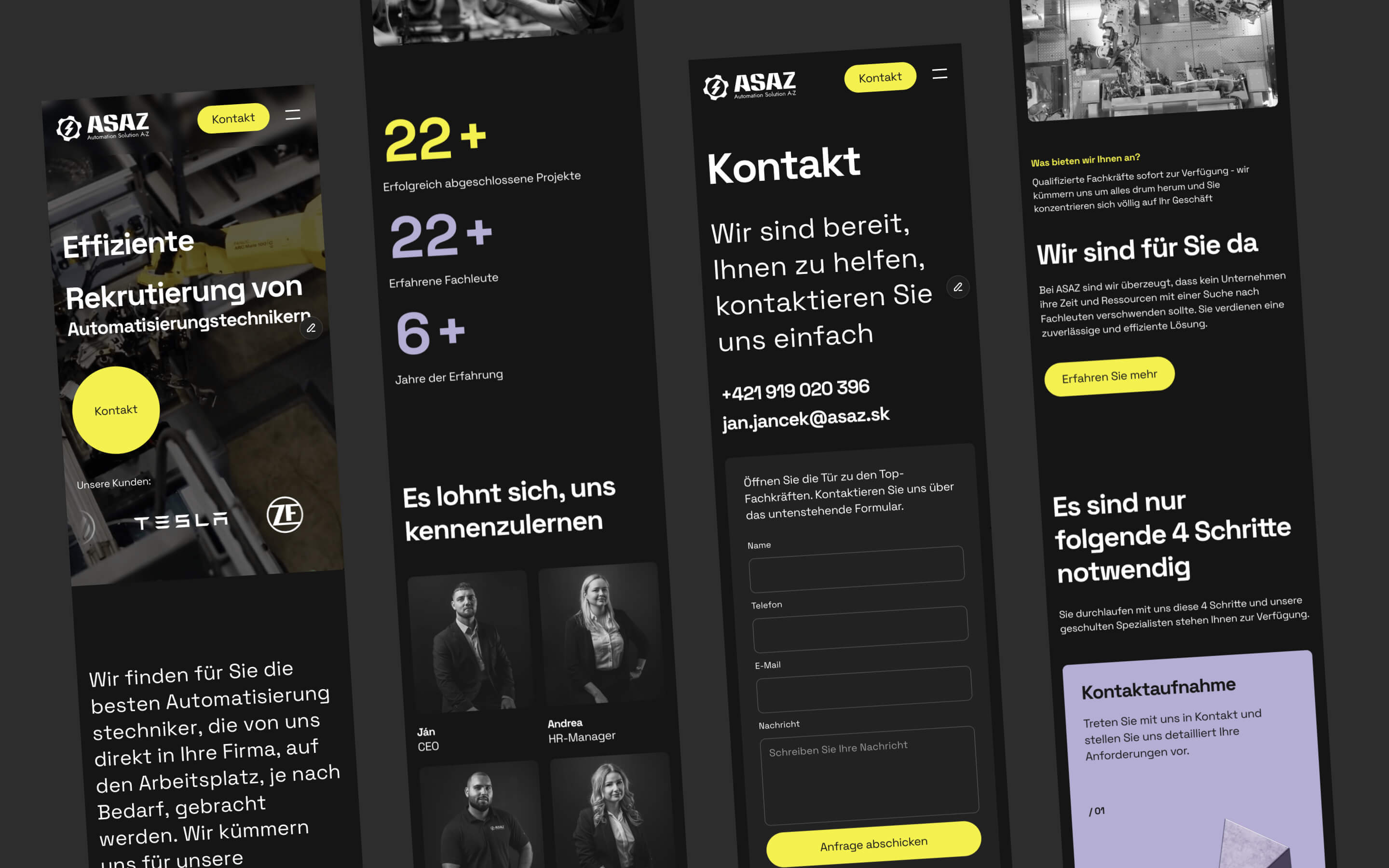 ASAZ – mobilná verzia