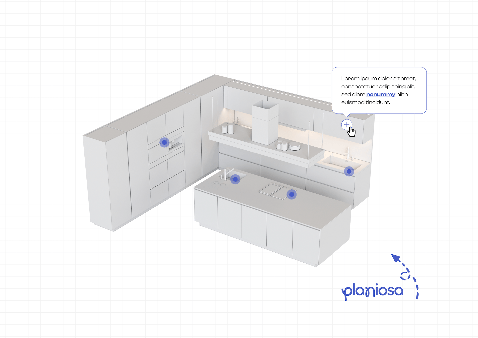 Mockup aplikácie Planiosa