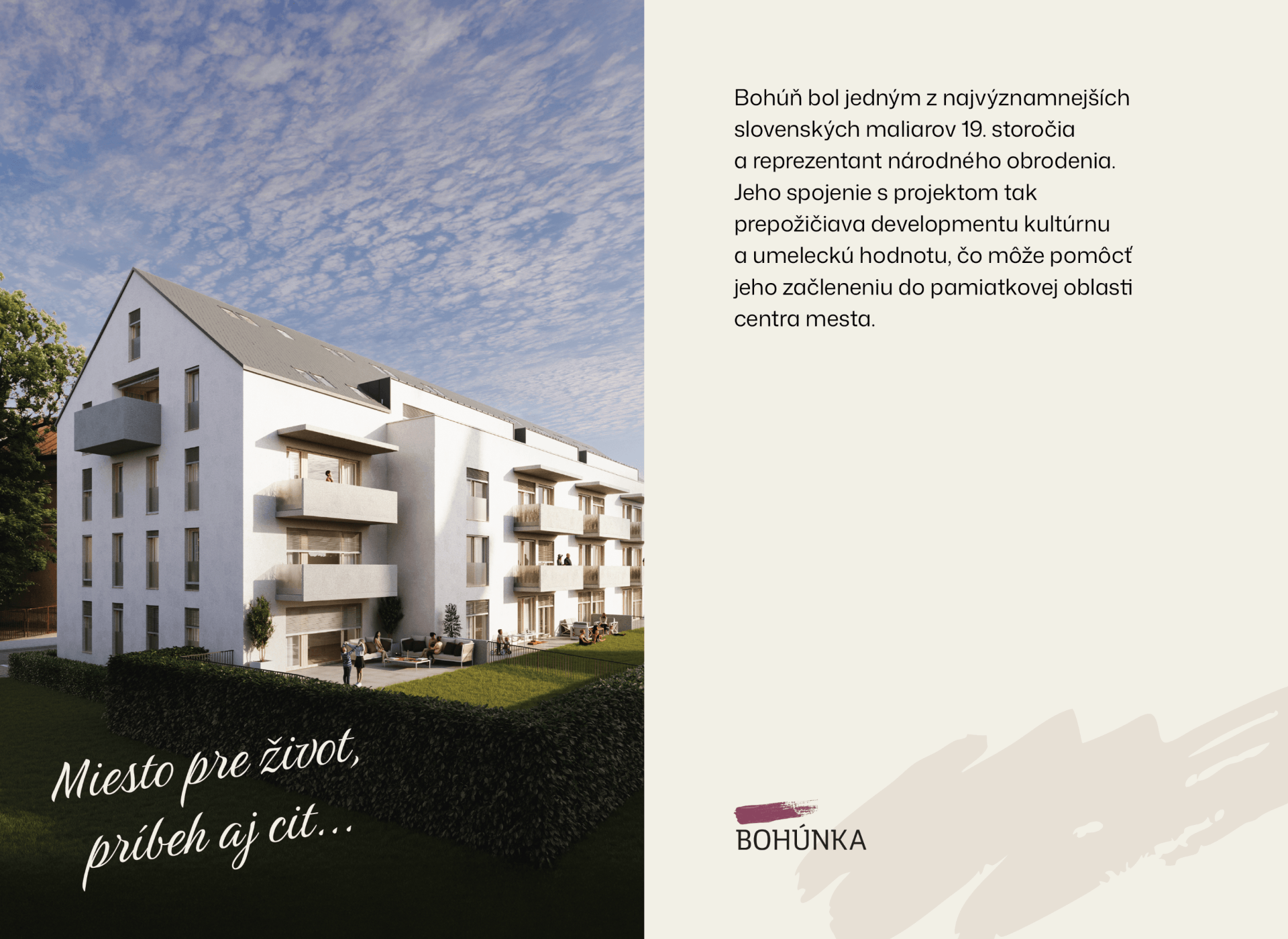Vizualizácia projektu Bohúnka