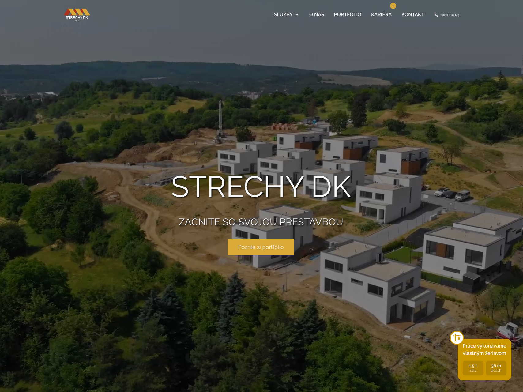 Hero/cover - fotka realizácie strechy Strechy DK na Orave
