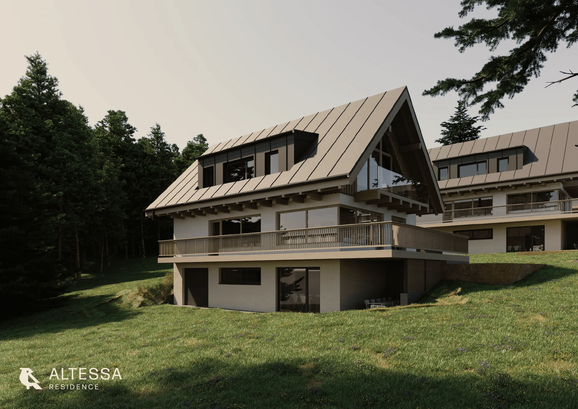 Altessa – vizualizácia chaty