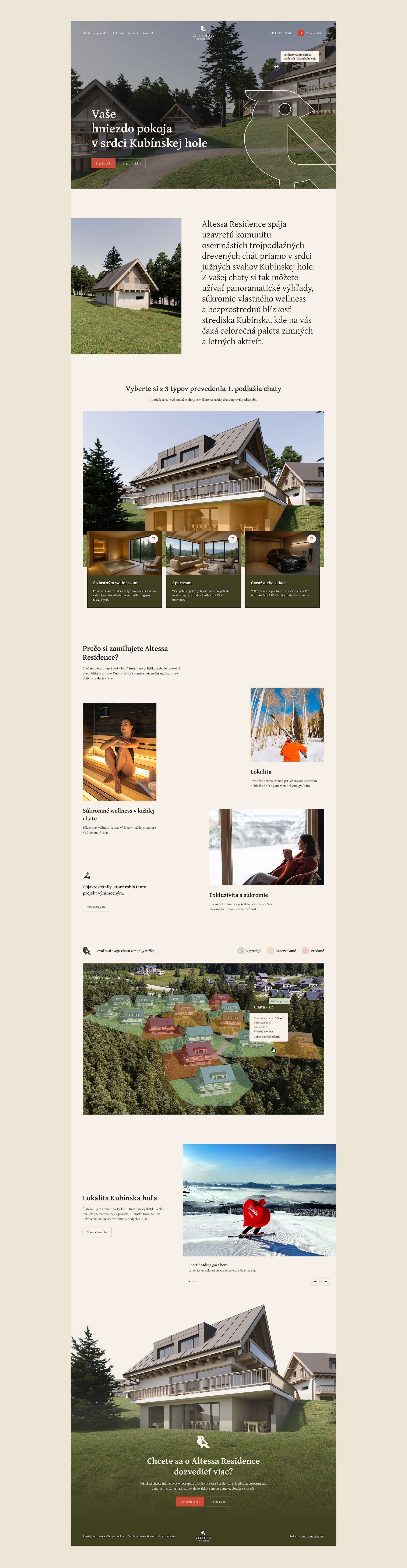 Altessa – homepage