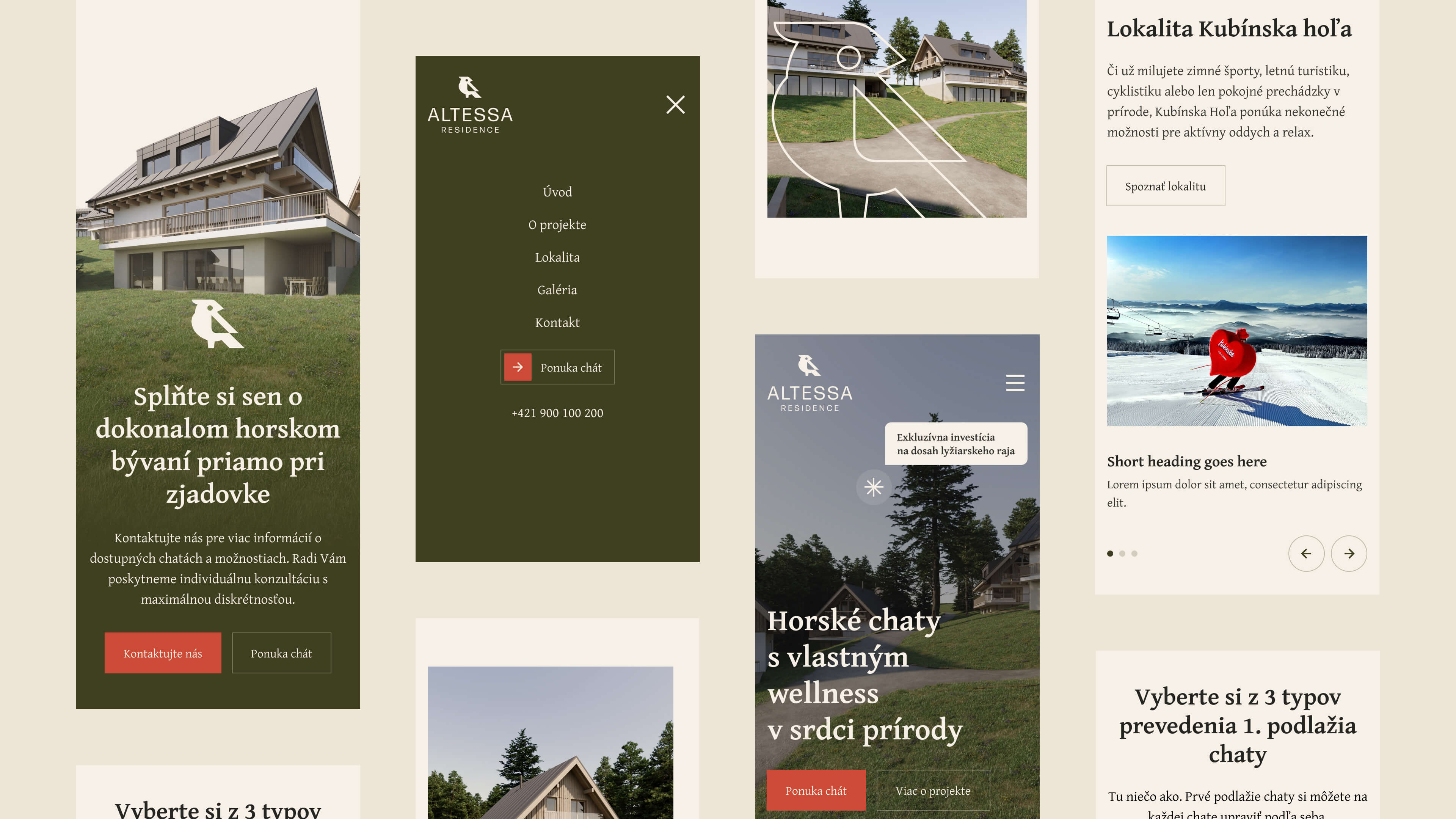 Altessa – mobilná verzia